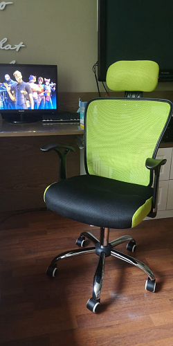 Компьютерное кресло Lody 1 фиолетовое / черное фото покупателя 22